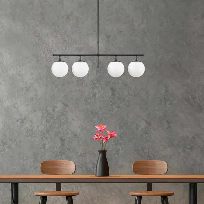 Lámpara de techo - Negro, 81x15x36