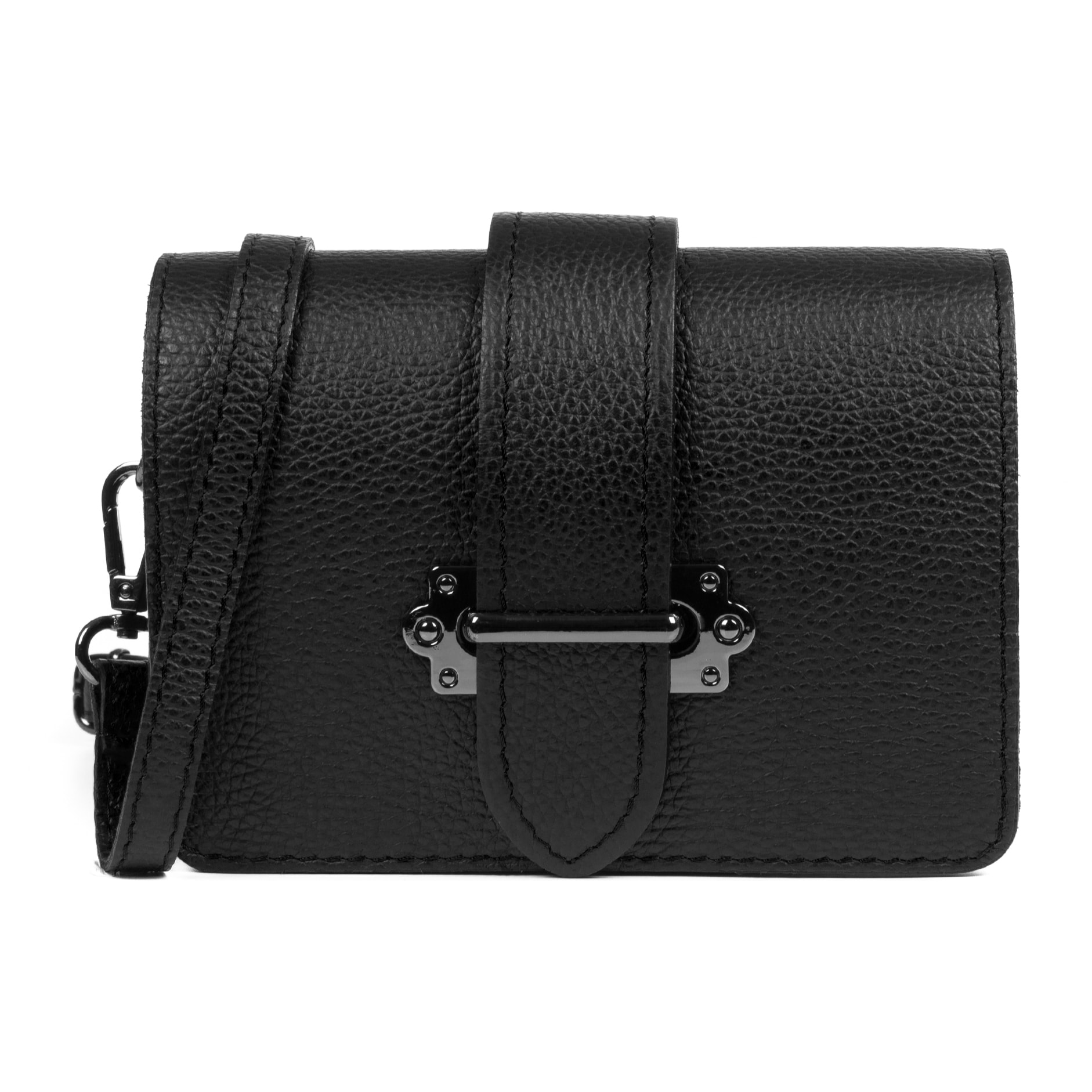 Camelia Borsa a tracolla Donna.Pelle autentica Dollaro