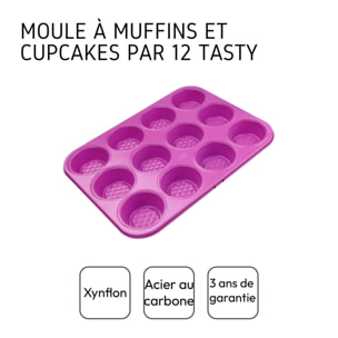 Moule à muffins 12 empreintes 35 x 27 cm Tasty Pâtisserie