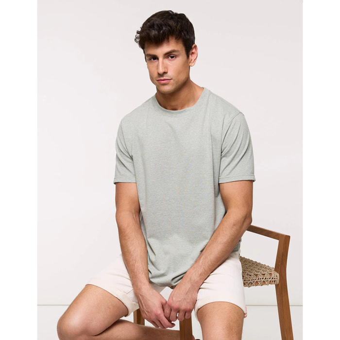 Camiseta Líneas Finas Verde - Malak