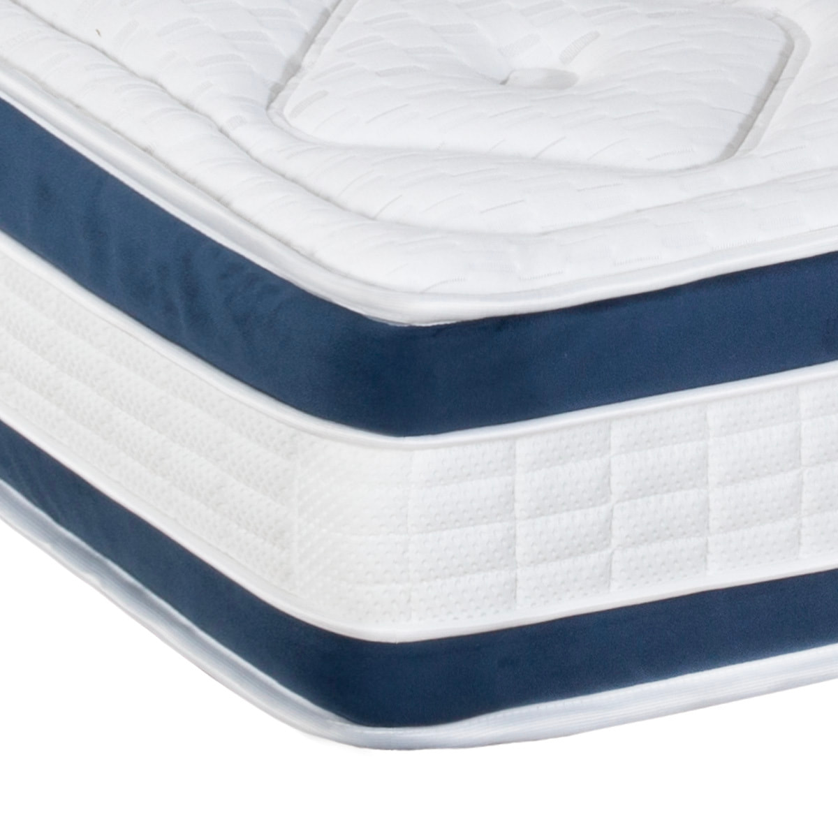 Matelas Chenonceau, Soutien Ferme, 26 cm, Mémoire de Forme & Mousse Haute Densité, Fabrication Française, Déhoussable