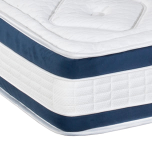 Matelas Chenonceau, Soutien Ferme, 26 cm, Mémoire de Forme & Mousse Haute Densité, Fabrication Française, Déhoussable