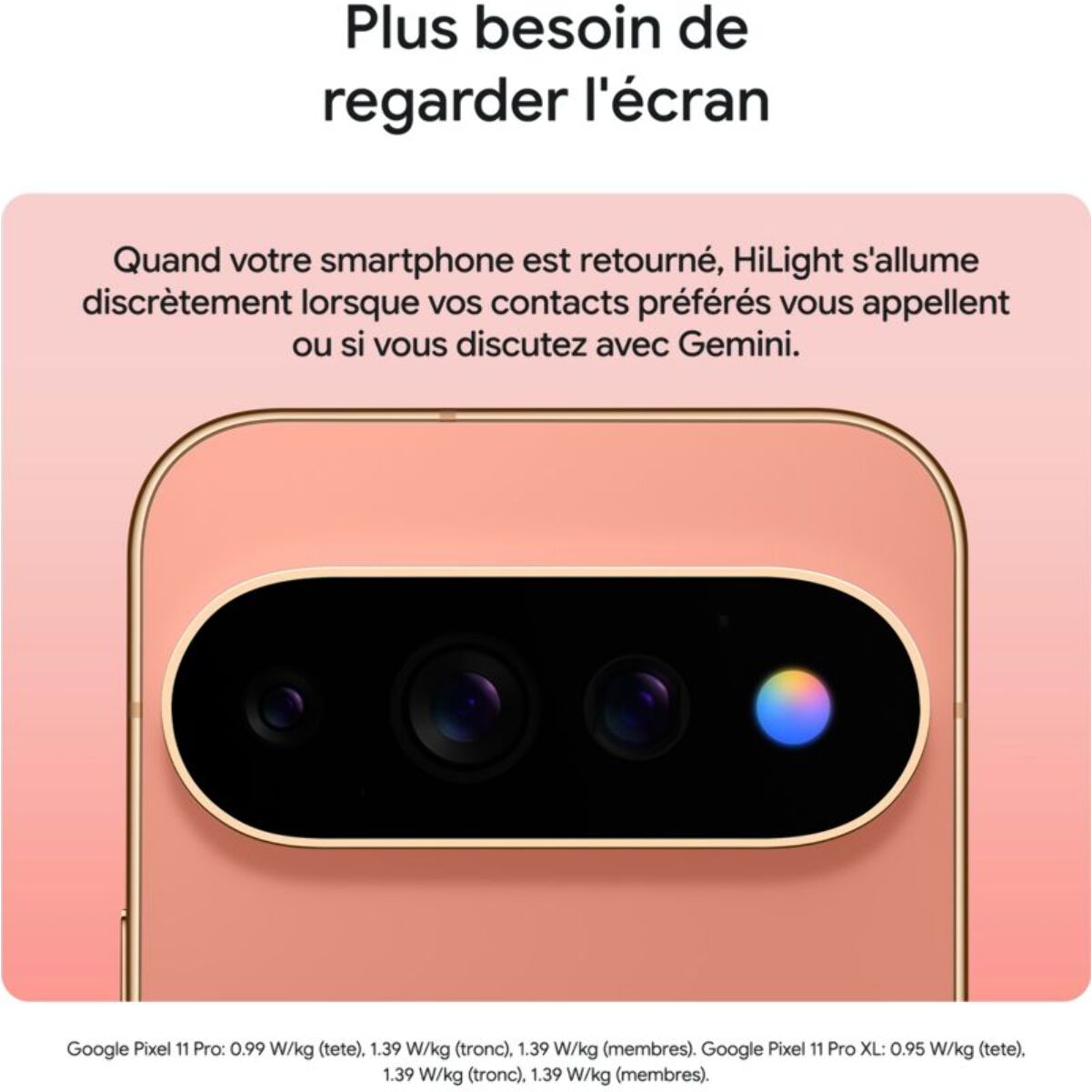 Smartphone GOOGLE Pixel 11 Pro 5G 1To Noir Volcanique
