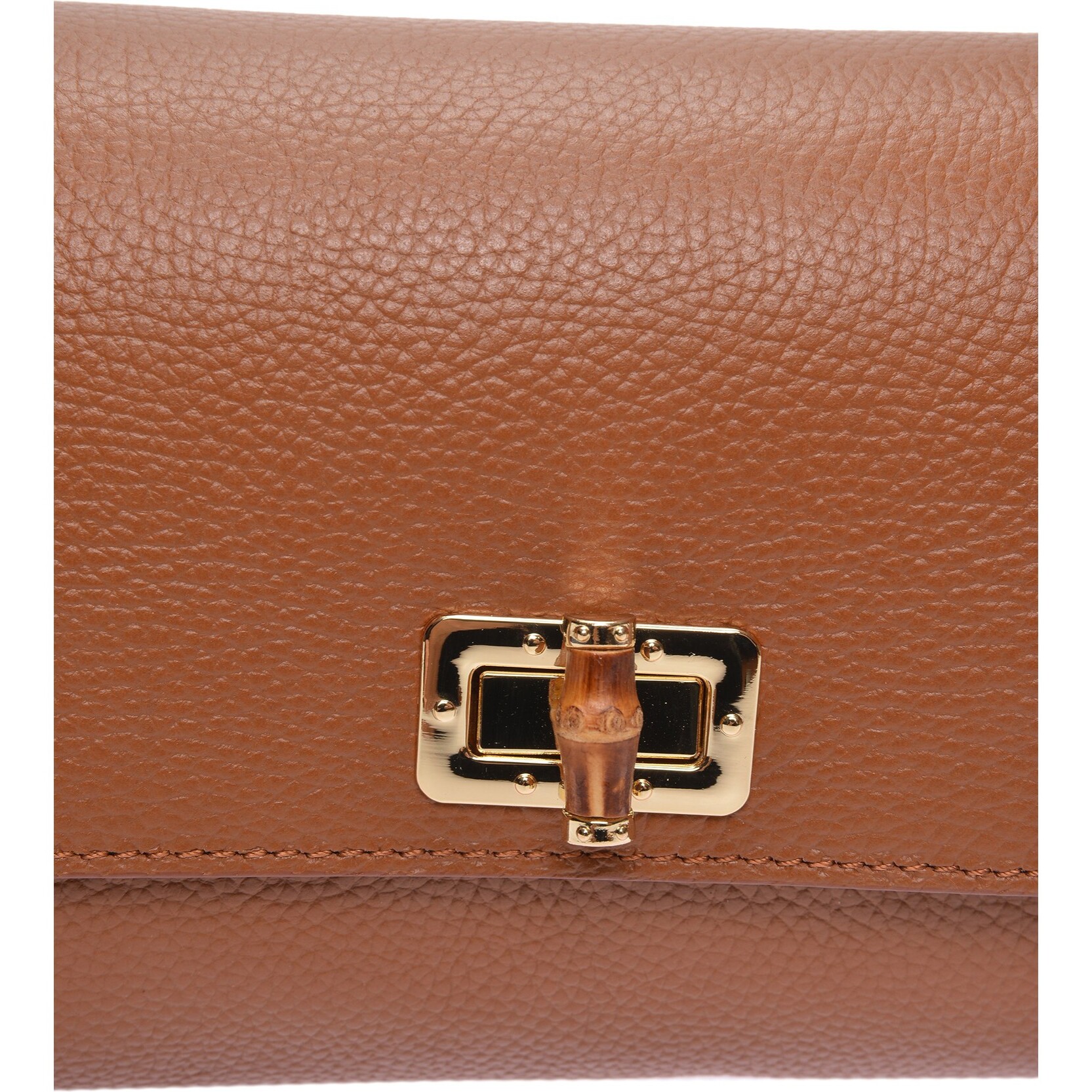 Borsa a tracolla Anna Luchini Cammello