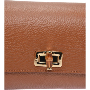 Borsa a tracolla Anna Luchini Cammello