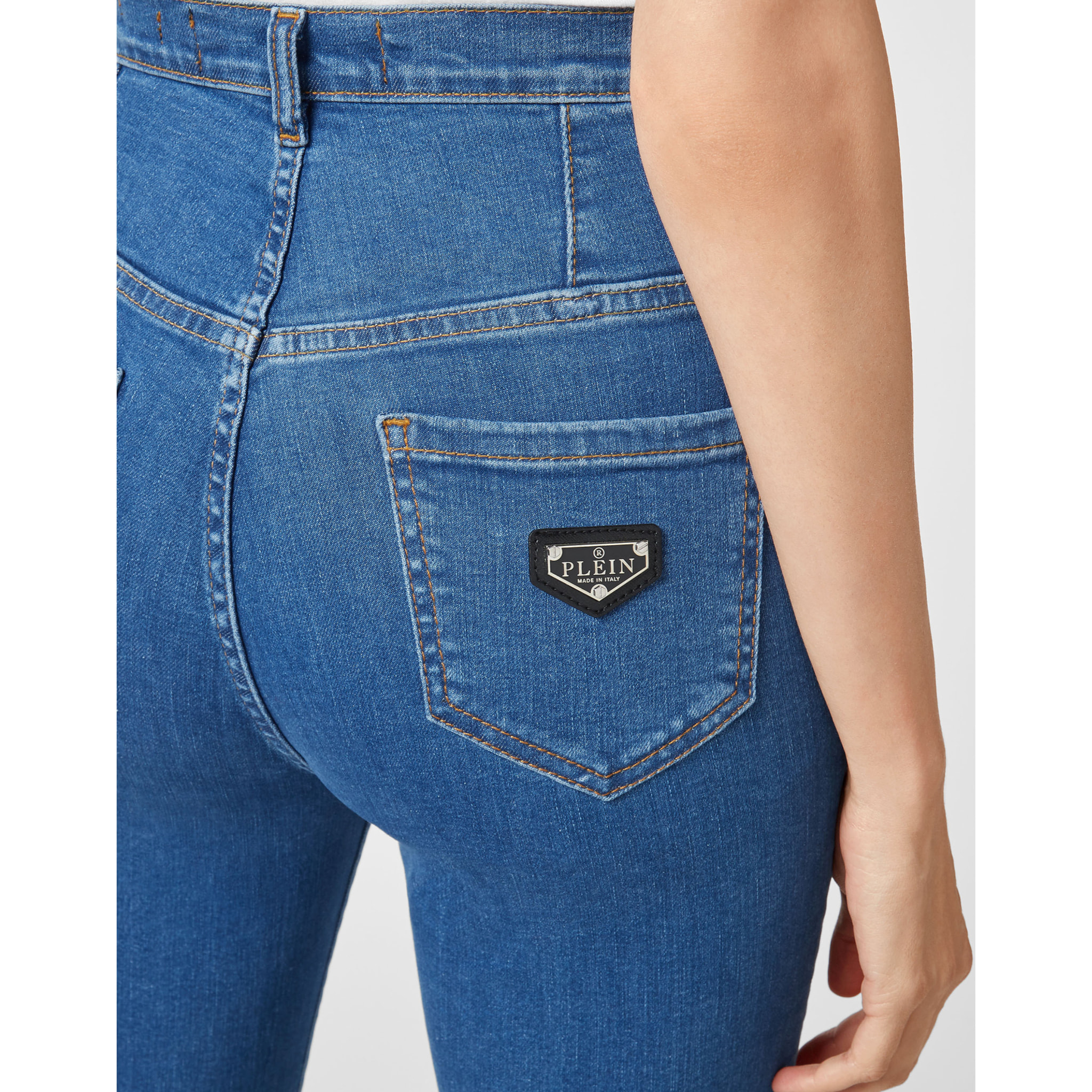 PHILIPP PLEIN Super High Waist Jegging ICONIC PLEIN