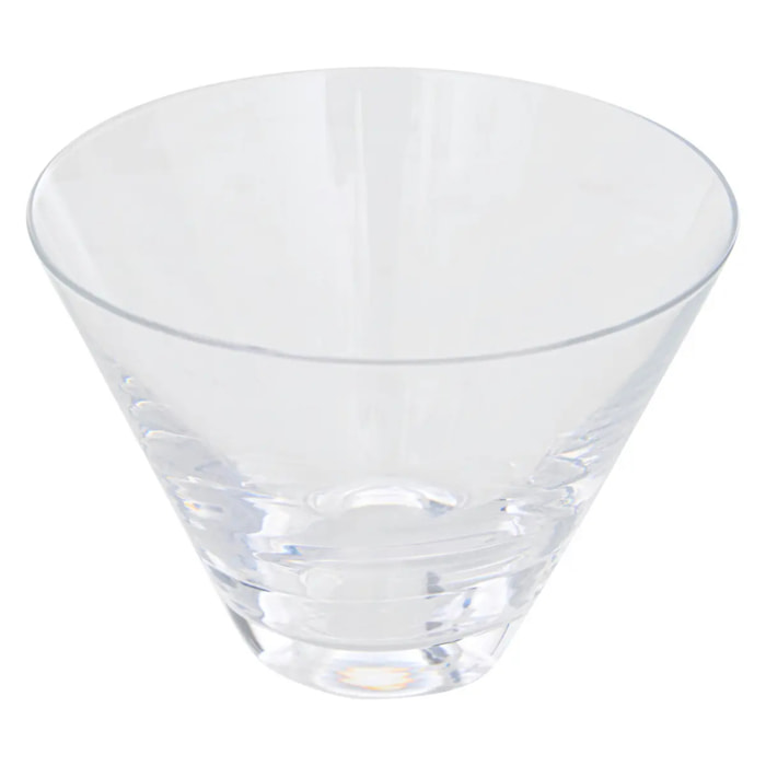 Lot de 6 Coupelles transparent D11,6xp8,5cm