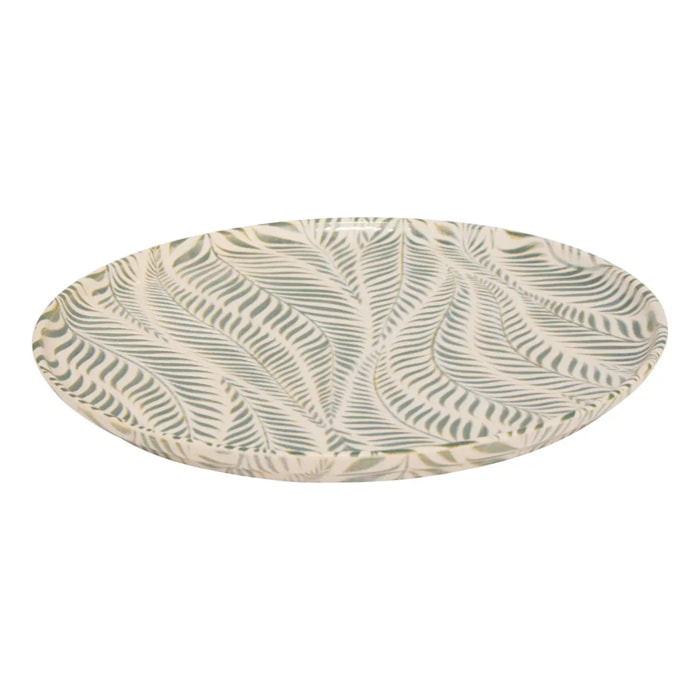 Assiette plate Gina D28cm vert