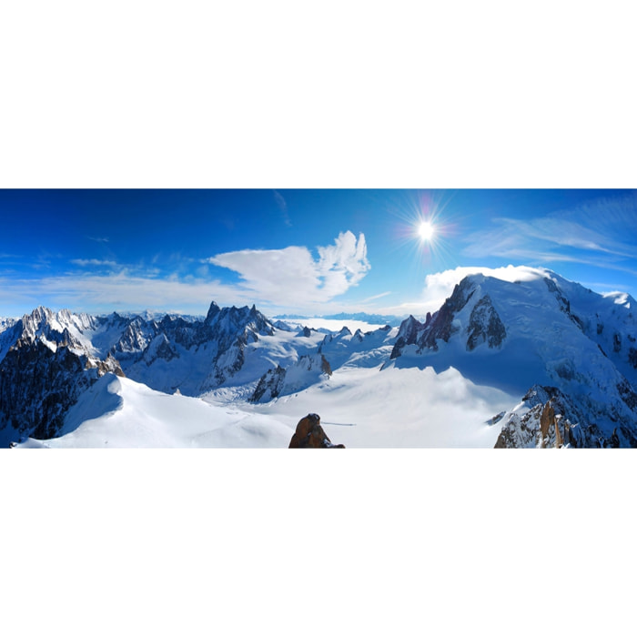 Tableau panorama du mont blanc Tableau alu Dibond