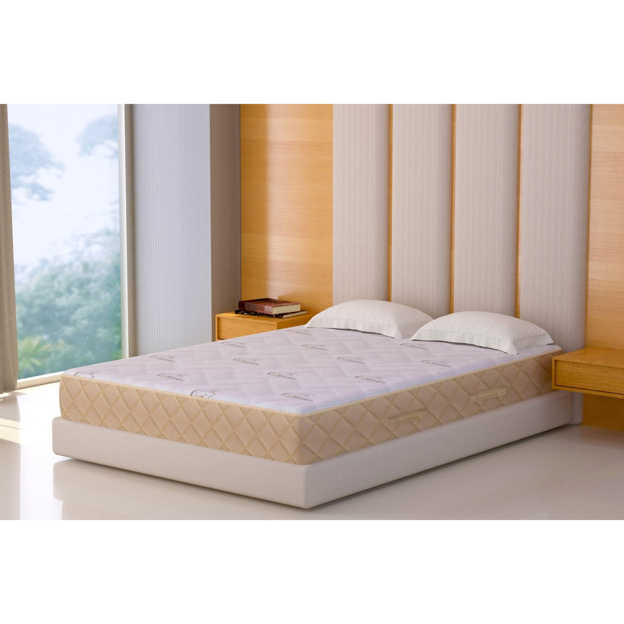 Materasso 800 molle insacchettate e memoryfoam,ergonomico 90x190x25 cm