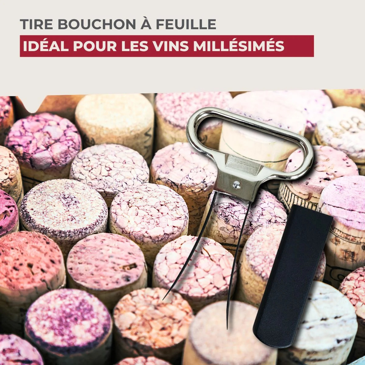Tire-bouchon à feuille Fackelmann Bar Concept