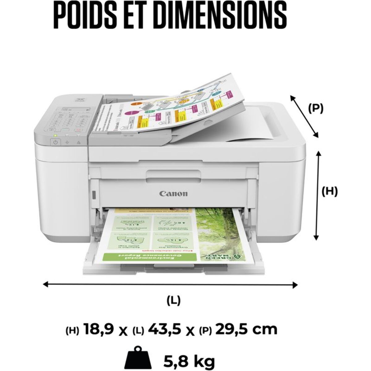 Imprimante jet d'encre CANON Pixma TR 4756i