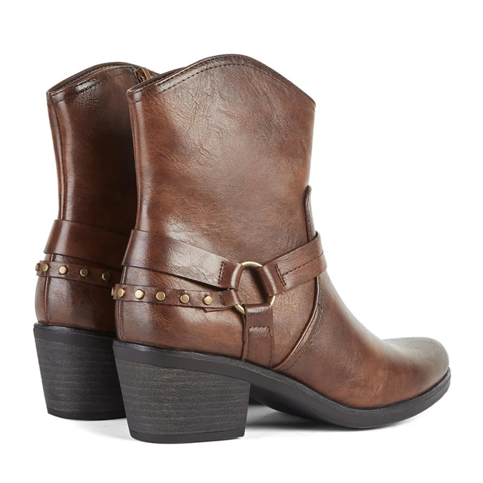 Stivaletti da donna in stile western con tacco