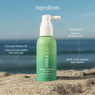 Coola Scalp & Hair Mist SPF30 - Brume Crème Solaire Biologique Cuir Chevelu et Cheveux 60 ml