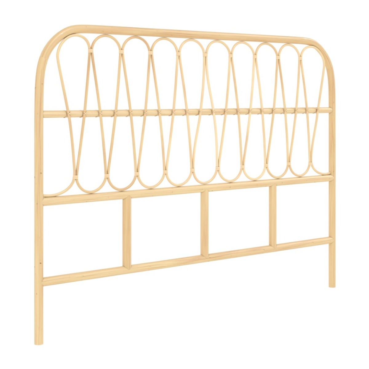 Tête de lit en rotin naturel 140 cm - Elior