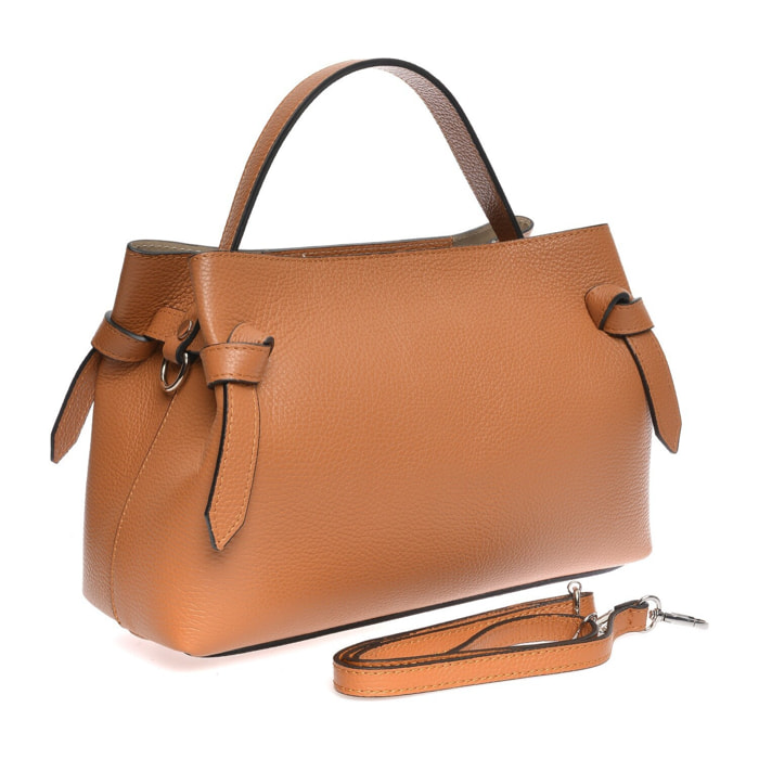Borsa a mano Anna Luchini Cammello