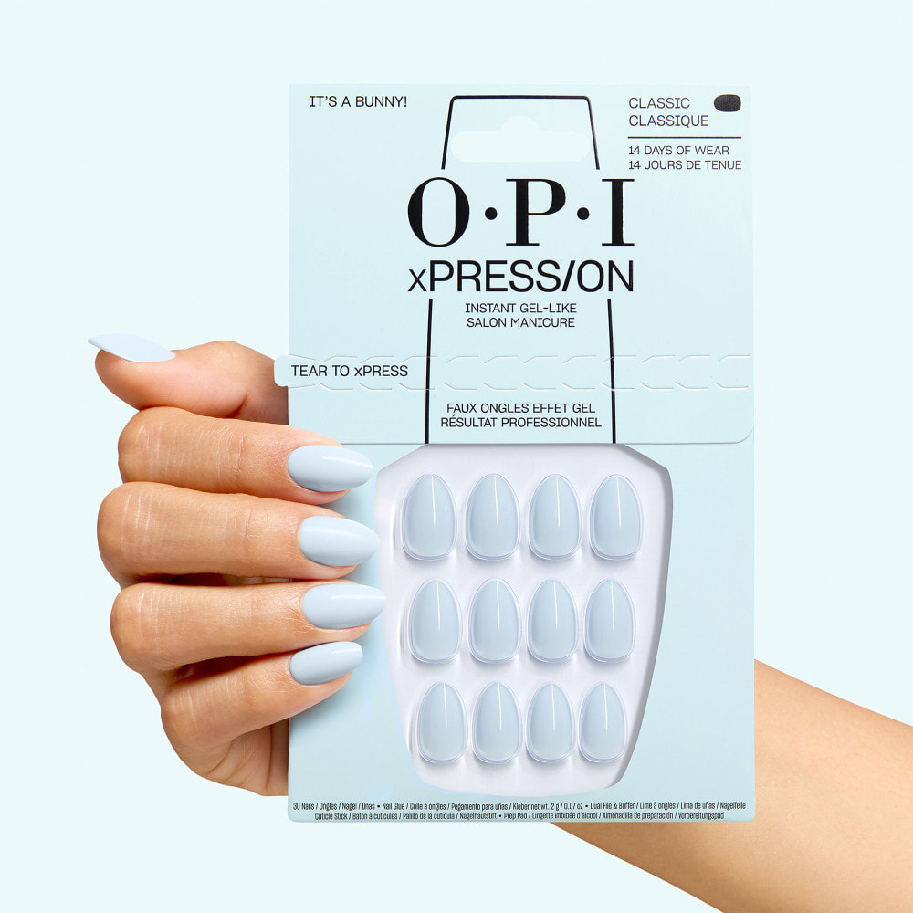 xPRESS-ON - It's a Bunny! - Faux ongles réutilisables, effet gel - OPI