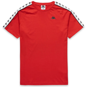 Kappa - T-Shirts & Top Uomo Rosso - 222 Banda Coen Slim