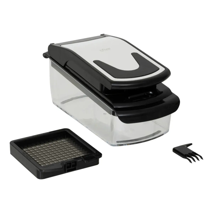 Mandoline Silver pro noir 2 lames