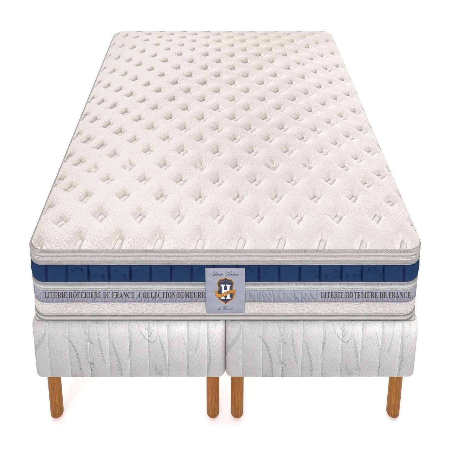 Ensemble Villandry - matelas 2 places + 2 sommiers