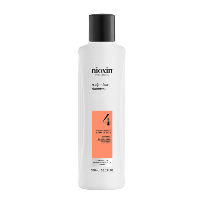 NIOXIN System 4 Shampoo Capelli Colorati Con Assott. Avanzato 300ml