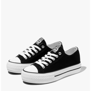 Zapatillas Unisex de Lona en Negro B&W