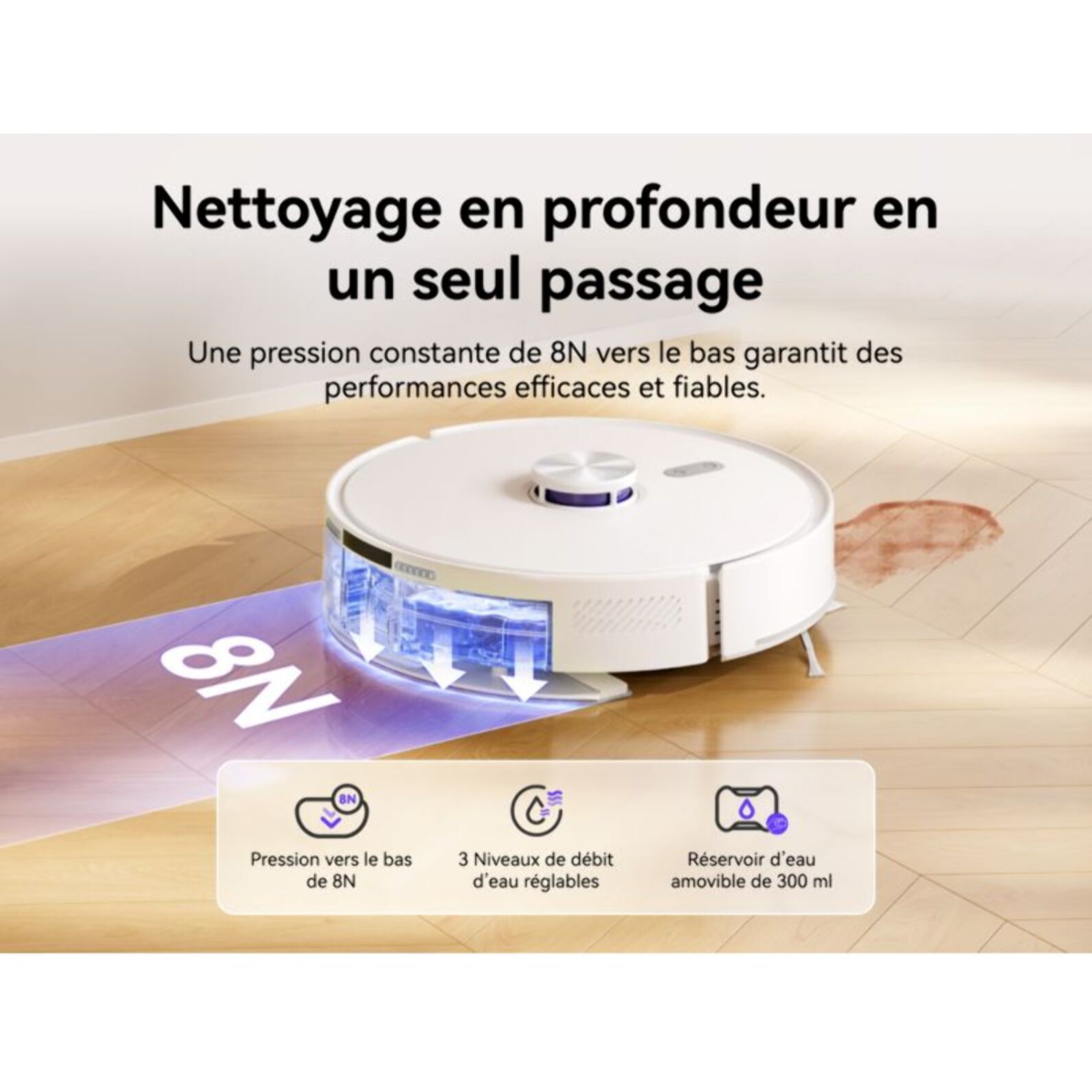 Robot Aspirateur Laveur NARWAL Freo S