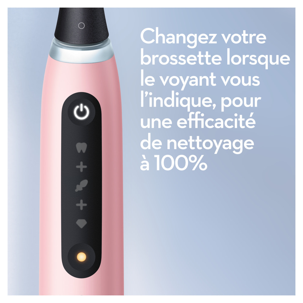 Oral-B iO 5N - Avec Etui de Voyage - Rose - Brosse À Dents Électrique connectée