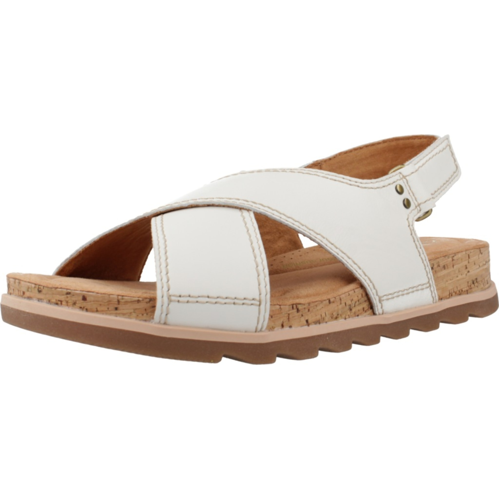 Sandalias Mujer de la marca CLARKS  modelo YACHT CROSS White