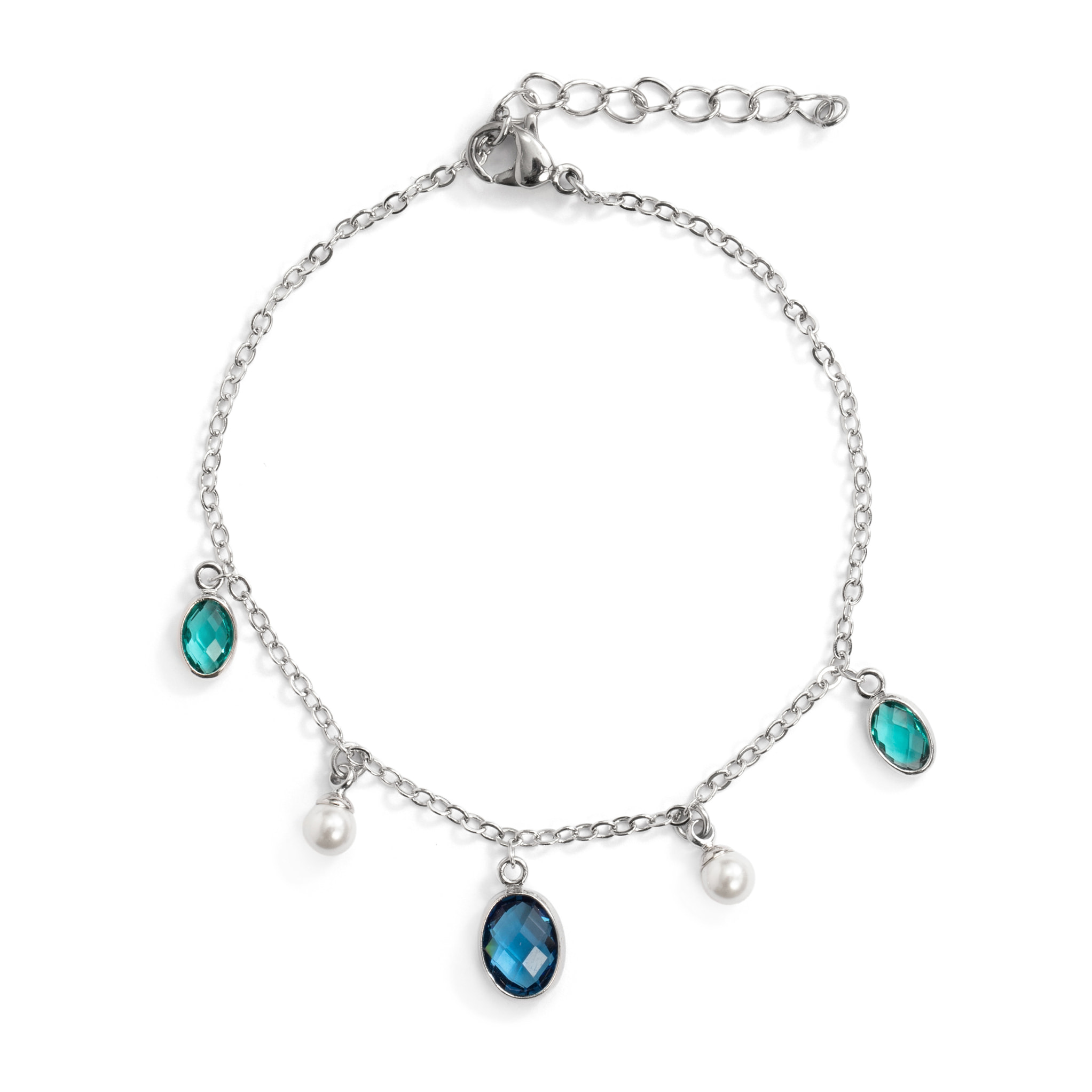 Pulsera Sewi acabado plata