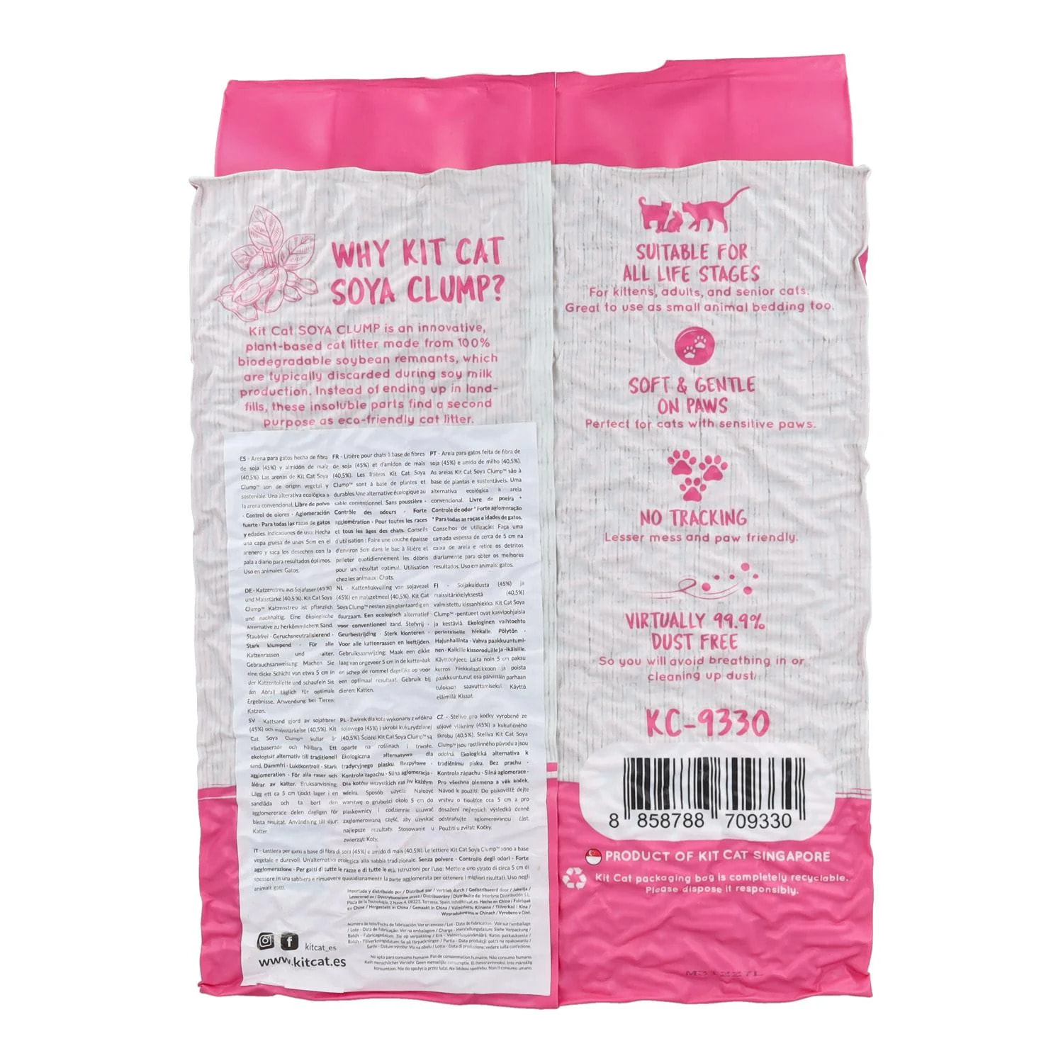Pack 2x Kit Cat Arena Eco Nova Pack Ahorro - Strawberry 7 L Arena para gatos