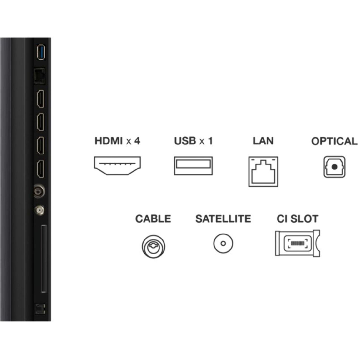 TV Mini LED TCL 55C89K 2025-55 pouces (139cm)