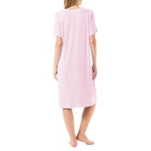 Camisón corto rosa