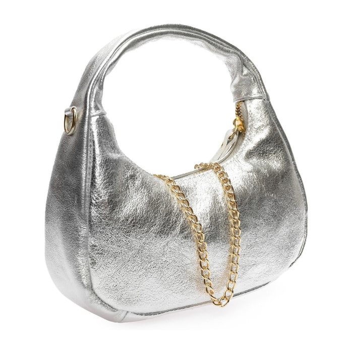 Borsa a mano Anna Luchini Argentato