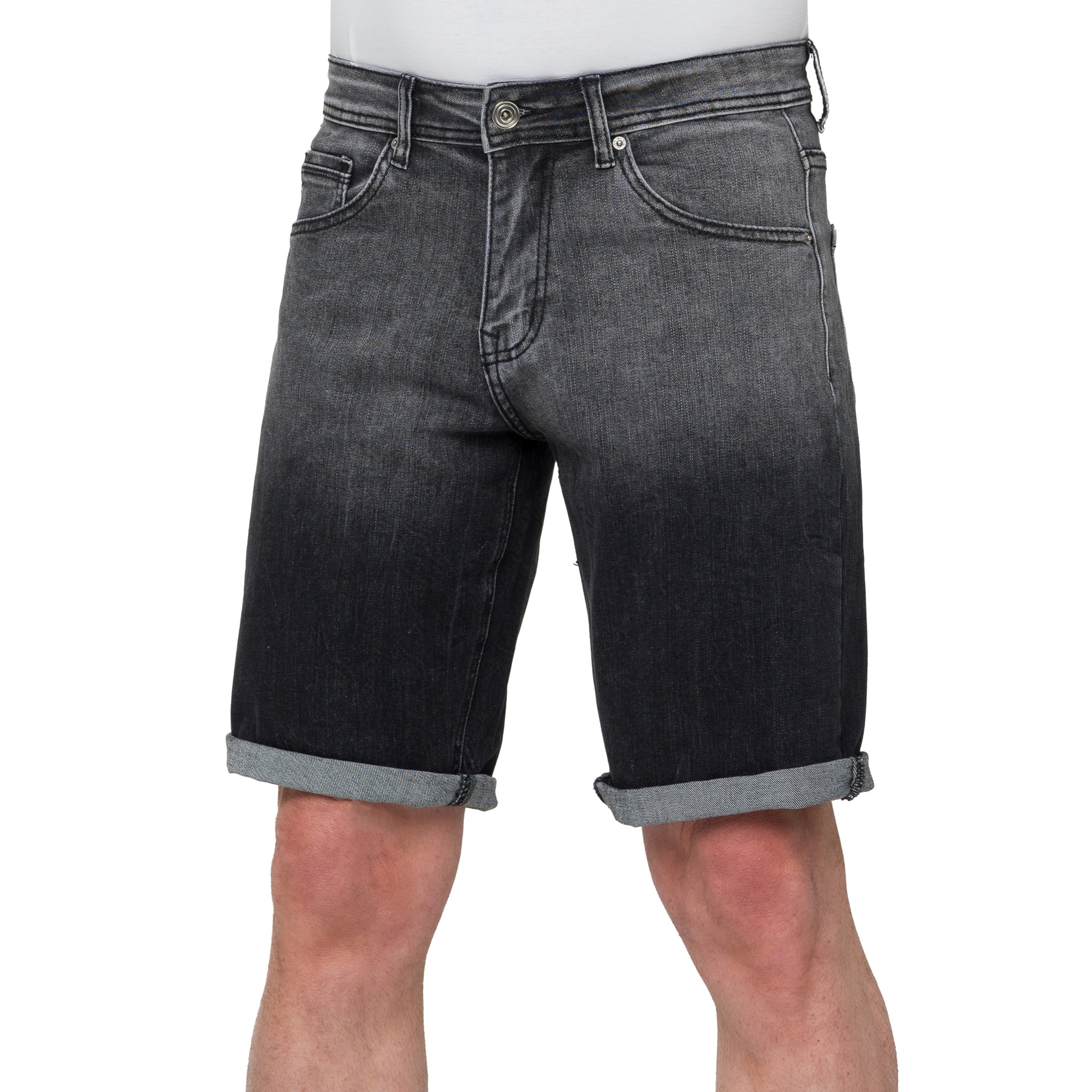 Bermudas vaqueras Hot Buttered Wairoa negro