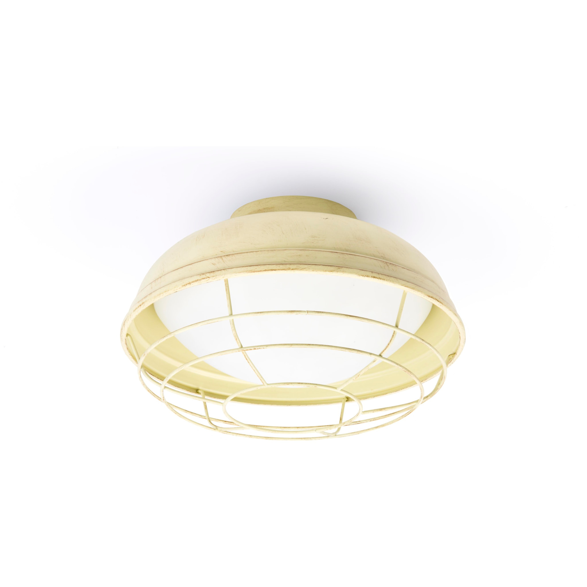 HELMET Lampada da soffitto bianco sporco