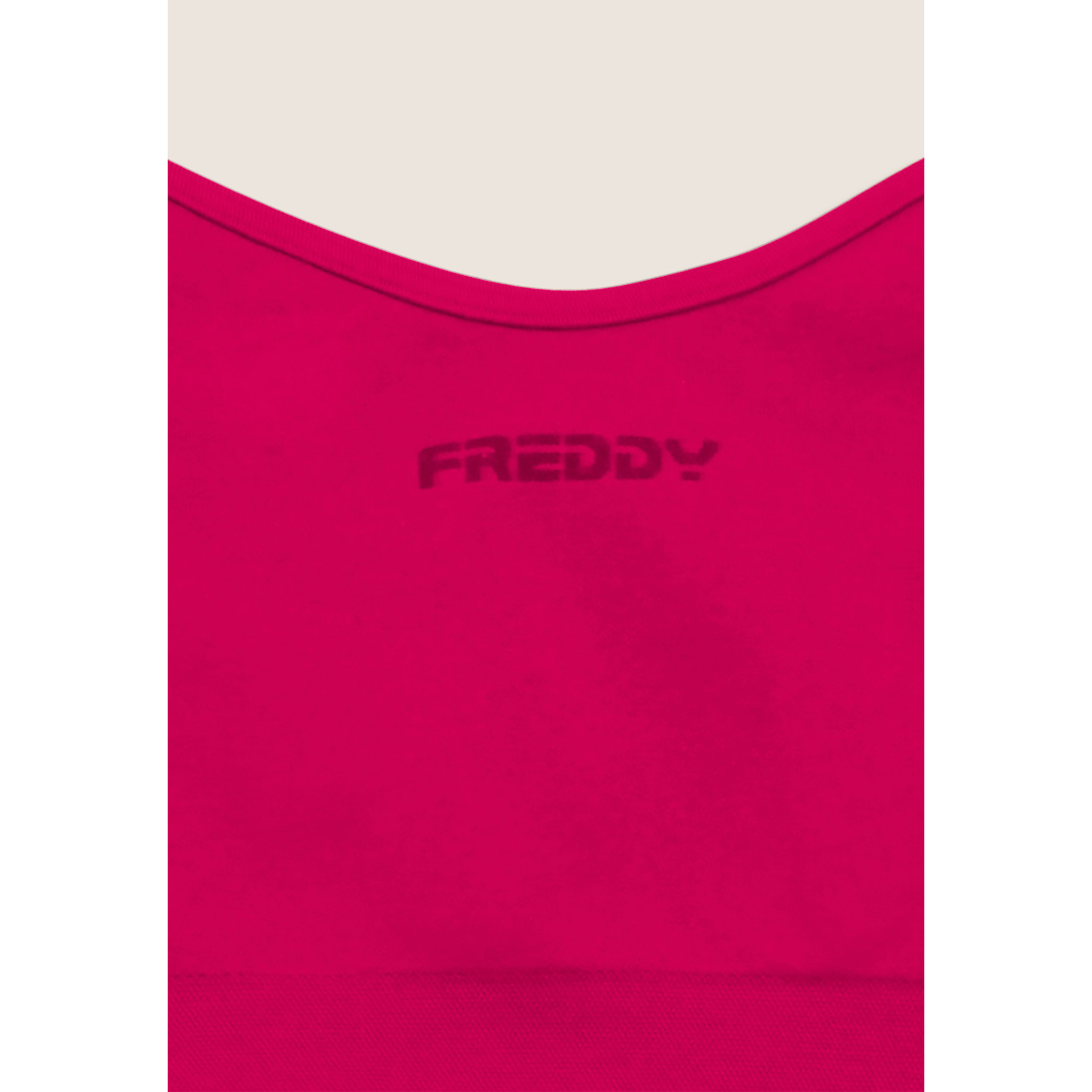 Top sportivo seamless con scollo a cuore e supporto leggero