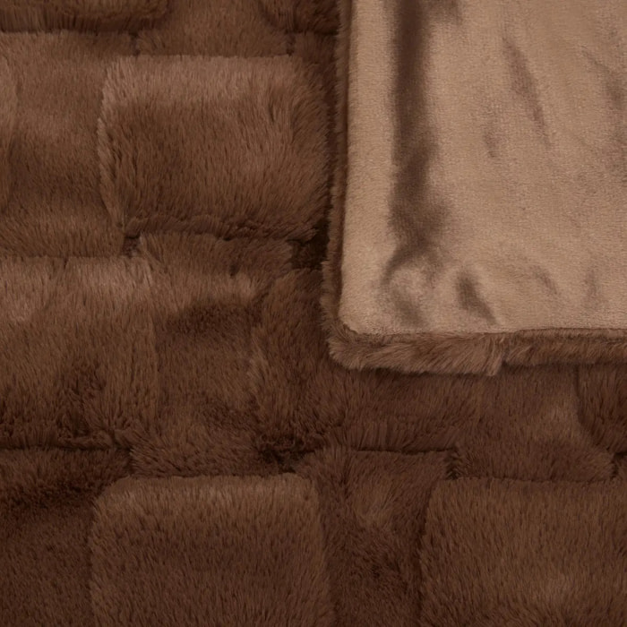 Plaid Nalia 180x230cm marron