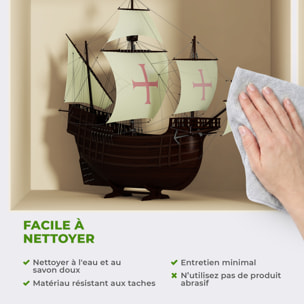 Stickers muraux 3D | Sticker Mural Autocollant effet 3D Décoration maritime - Stickers adhésifs 3D Chambre Salon Trompe l'oeil