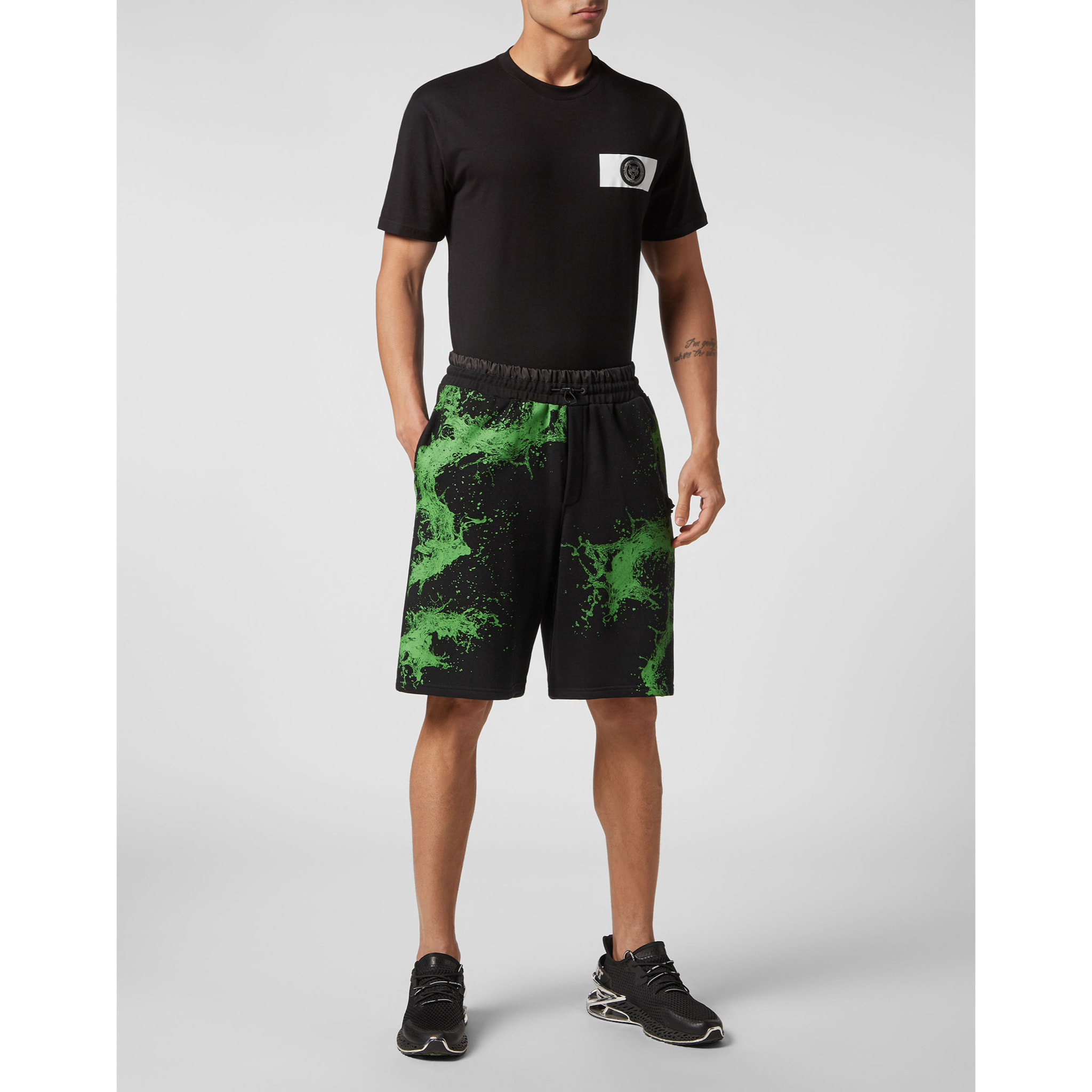 PLEIN SPORT Pantalones cortos deportivos SPLASH EXTREME