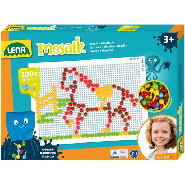 Set Chiodini Opachi Grande 10mm, 200 pz