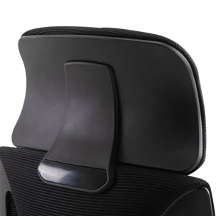Chaise de bureau ergonomique soutien lombaire tétière réglable