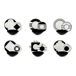 Service de table 18 pièces Excelsa – Agora', Porcelaine Multicolore