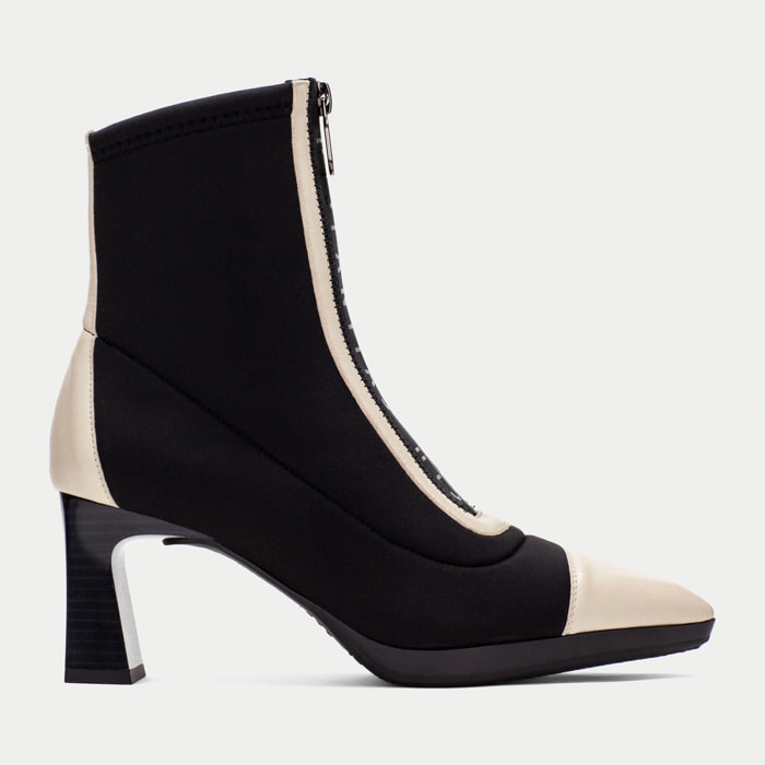 Botin Ankara Negro milk 7 cm