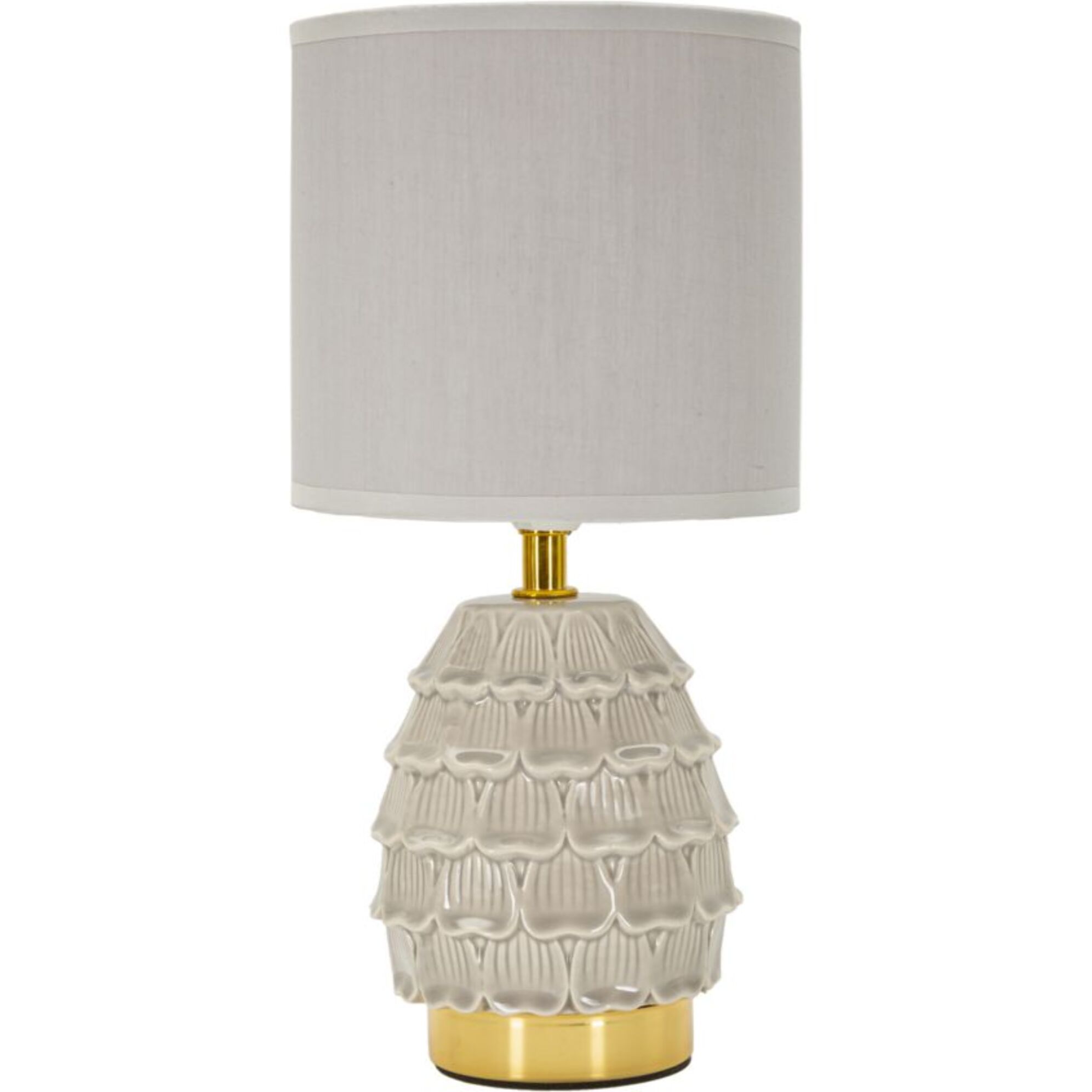 LAMPADA DA COMODINO PIGNY GRIGIA CM Ø 15X30,5