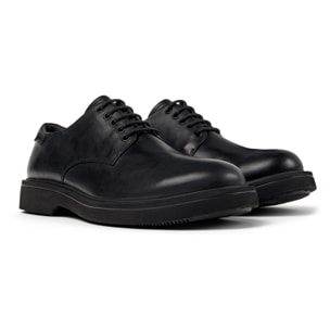 Zapatos de cordones - CAMPER Norman - Negro - Cuero liso
