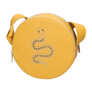 Borsa a spalla da donna - Modello Naomi - Vera pelle - 23.0 x 23.0 x 9.0 cm