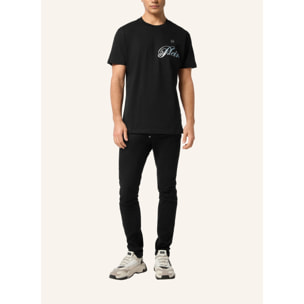 PHILIPP PLEIN Camiseta de cuello redondo y manga corta SKULL