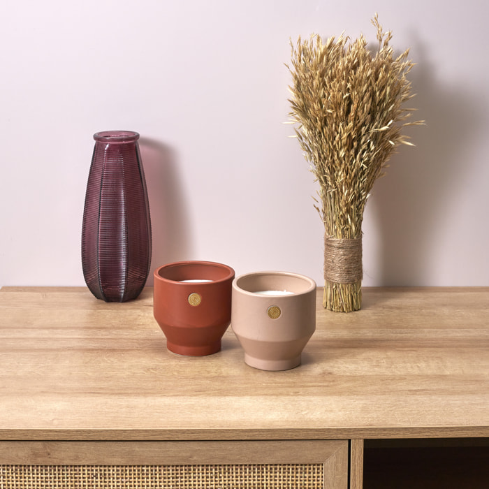 Bougie Parfumee Ciment Nude Medaillon