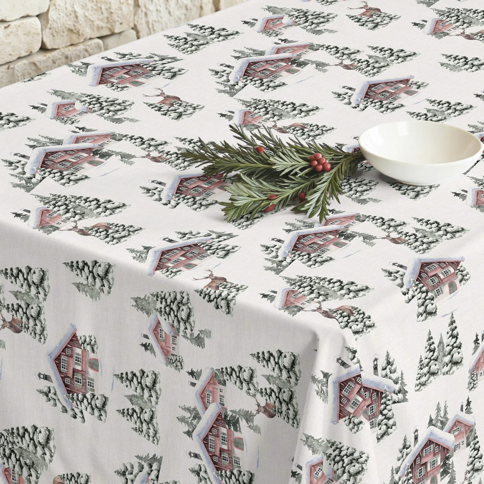 Nappe en résine Anti-tâches Bl Christmas 21